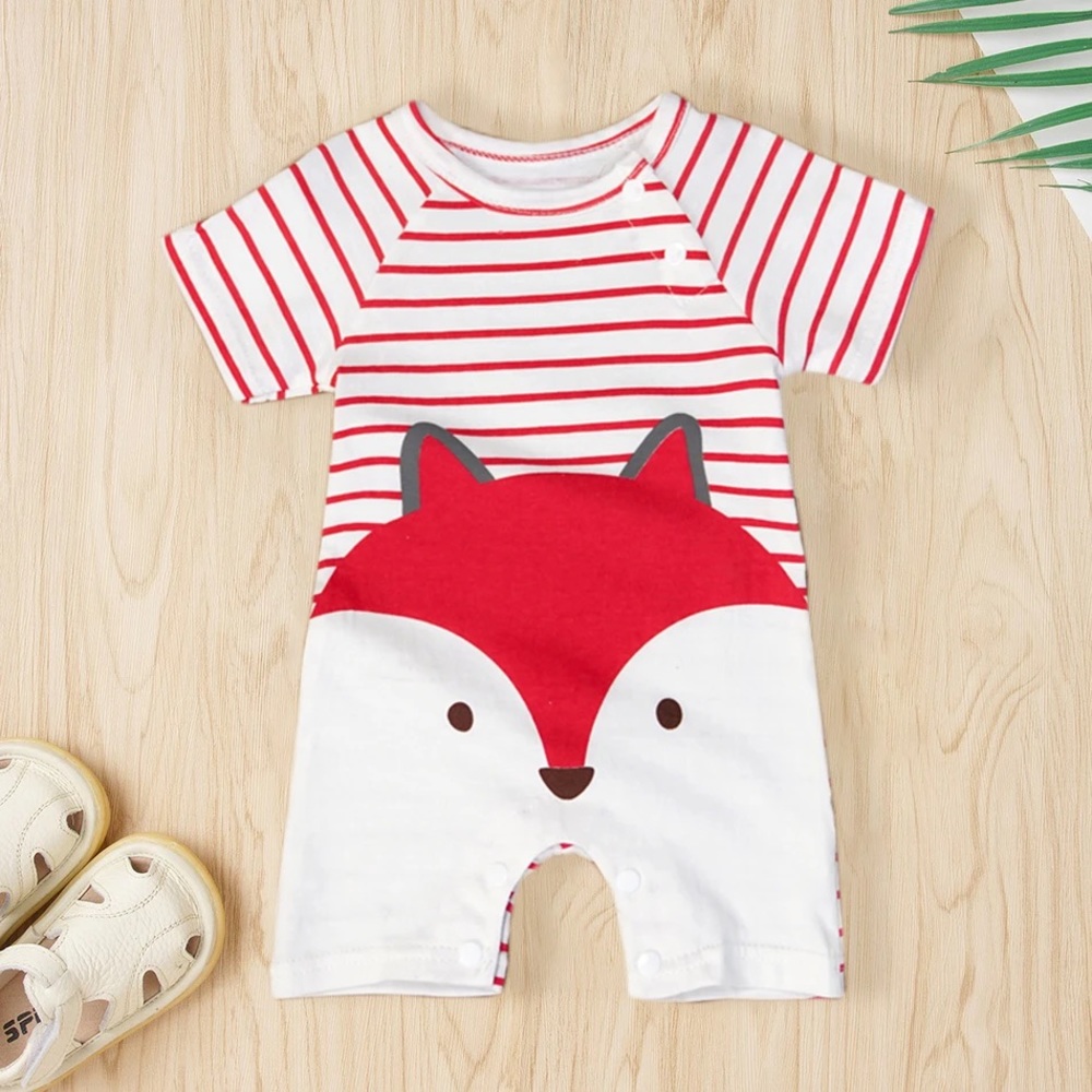 Baby Fox Print Body Suit